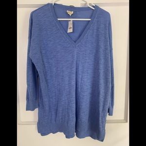 🛺 J.Crew Women’s V-Neck Sweater 3/4 Sleeves - XL